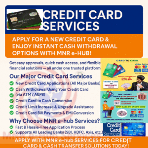 Credit Card Services (Spot Cash on Credit Card)